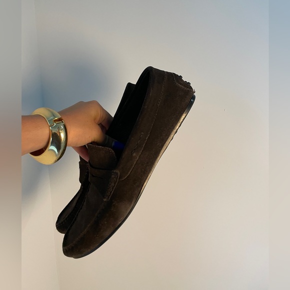 Men’s Tods size 9 Brown Suede Loafers - Picture 7 of 13